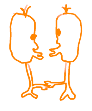 れおちんが書いたキスの絵